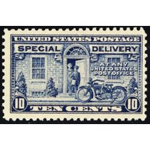 E12, Mint FVF NH 10¢ Special Delivery Stamp SCV $95.00 - Stuart Katz