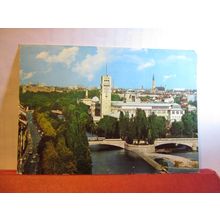 MUSEUM, MUNICH, GERMANY used postcard 1981 pm