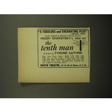 1960 The Tenth Man Play Ad - A Fabulous and Enchanting Play!