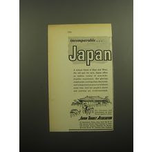 1960 Japan Tourist Association Advertisement - Incomparable