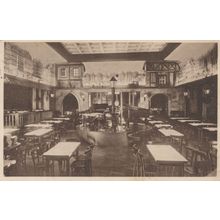 Altftadt Frankfurt German Hotel Restaurant Dining Area Old Postcard