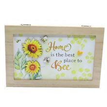 Bee Jewellery Box Home is the Best Place To Bee 7.3 CM Gift Home Decor