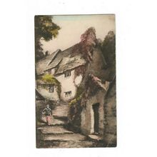 Clovelly, North Hill, Devon, S Endacott Postcard.