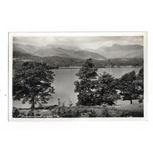 Windermere Lakes And Langdale Pikes, Cumbria, RP Postcard.