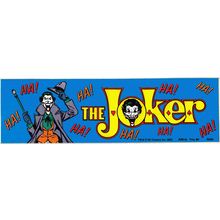 BATMAN ' THE JOKER ' BUMPER STICKER (1982)