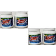 4 TUB Dishwasher Packs 2 in 1 Hydroclean Action Fights Grease