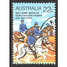 AUSTRALIA 1980: FOLKLORE - WALTZING MATILDA - 22c TROOPERS USED (G6)