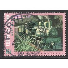 CHRISTMAS ISLAND 1994: STEAM LOCOMOTIVES - 85c USED (G6)