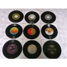 COLLECTION OF 9 X 1970'S ROCK SINGLES (VERY COLLECTABLE)