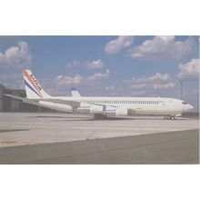 Safair Air Boeing B707 323C Civil Aircraft Postcard (QA278))