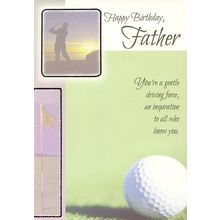 Happy Birthday Father - Birthday Greeting Card - 1061