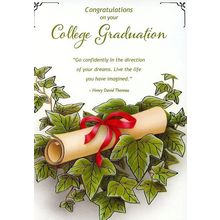 Congratulations On Your College Graduation - Graduation Greeting Card - 09253
