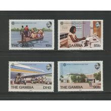 Gambia 481-484, 1983 World Communications, VF, MNH (GAM573)
