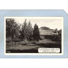 Rhode Island North Kingston Birthplace Of Gilbert Stuart Photo Type Card~588