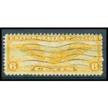 Used C19 6c Winged Globe Average WA0438