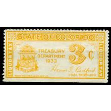 Used Colorado Tax Stamp Fine W1603