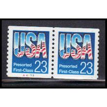 2606 23c U.S. Flag Very Fine MNH CNP Left A4453 PA1446