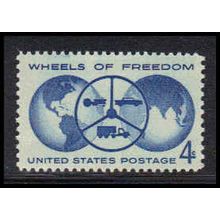 1162 4c Wheels of Freedom Fine MNH K5695