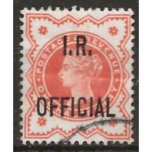1888 O13 1/2d Vermilion Inland Revenue Official Fine Used ..