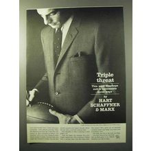 1964 Hart Schaffner & Marx Sharkeye Suit Ad - Threat