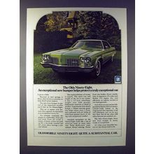 1972 Oldsmobile Ninety-Eight Car Ad - Exceptional