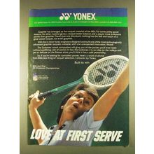 1980 Yonex Carbonex Tennis Racquet Ad, Billie Jean King