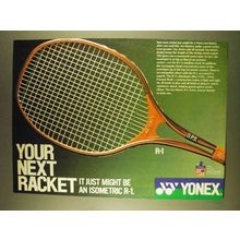 1980 Yonex Isometric R-1 Tennis Racquet Ad