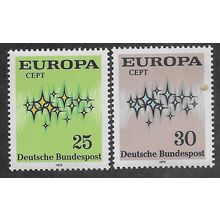 GER 1972 M/M (SET) 'EUROPA ' (2v)' (EBID53-781)