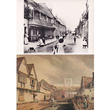 Middle Brook Street Winchester Hampshire 1890 Victorian 2x Postcard s