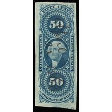 R62a, 50¢ Probate of Will Revenue SUPERB Four Margin Jumbo GEM - Stuart Katz