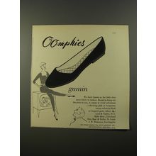 1954 Oomphies Gamin Shoes Advertisement
