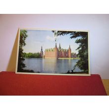 FREDERIKSBORG CASTLE, HILLEROD, DENMARK unused vintage postcard. =