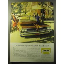 1961 Pontiac Bonneville Vista Car Ad - It's a pleasure to play host