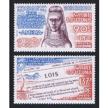 Wallis and Futuna French Overseas Territory 2v 1986 MNH SG#492-493 Sc#C148-149a