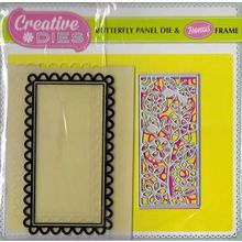 Creative Dies. Butterfly Panel Die & Embossing Folder Set. Die Cutting Crafts