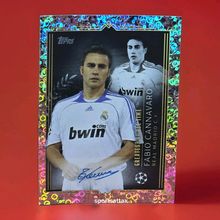 GREATEST ALL TIME Signature #732 FABIO CANNAVARO (Real Madrid) TOPPS Sticker