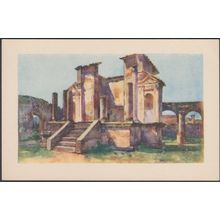 Tempio d' Iside, Pompei, c.1920s - Danesi Cartolina