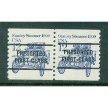 2132a 12c Stanley Steamer Very Fine MNH Dry Gum Gap Pair PreCnx W0389