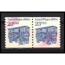 Used 2464 23c Lunch Wagon Very Fine CNP Left 2 PA1160