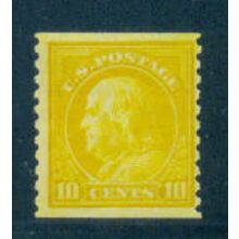 497 10c Benjamin Franklin Barely Clears MNH C1489