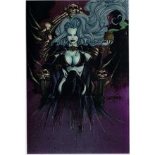 LADY DEATH ' MEGA ' Chromium card # 17 (1997)