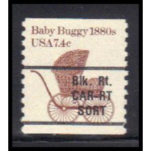 1902a 7.4c Baby Buggy Fine MNH Dry Gum PreCnx KA9337 (12)