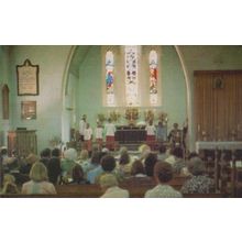 St Saint Johns Church Forbes New South Wales Australia Congregation Postcard