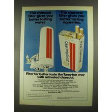 1972 Tareyton Cigarettes Ad - For Better Taste