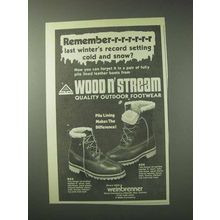 1978 Weinbrenner Wood n' Stream Boots Ad - 634, 434