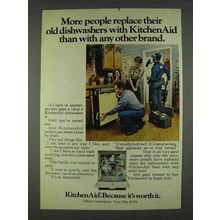1978 KitchenAid Dishwashers Ad - More People Replace