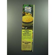 1984 Golden Grain Macaroni and Cheddar Ad - Enriched