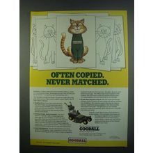 1984 Goodall Commercial Mower Ad - Often Copied