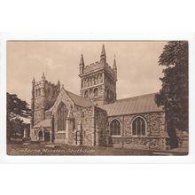 South Side of Wimborne Minster Dorset Postcard 43703