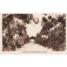 Soldiers Memorial Natimuk West Victoria Australia Military Postcard